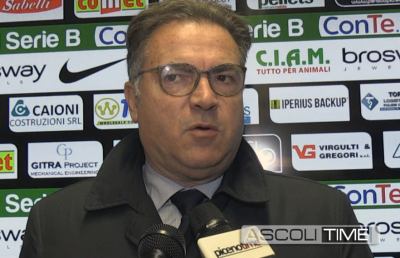 Ascoli-Latina 2-2, la voce dell'amministratore unico Cardinaletti post gara