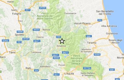 Terremoto, nuova forte scossa di terremoto nella notte ad Amatrice