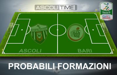 Ascoli-Bari, le probabili formazioni della sfida tra Picchio e Galletti