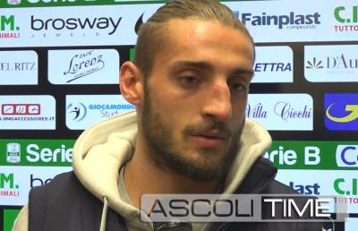 Ascoli-Bari 1-1, la voce di Tonucci post gara