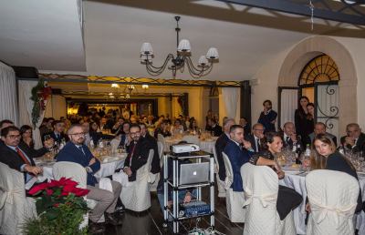 Confindustria Ascoli, cena di fine anno a Villa Sgariglia all'insegna della solidarietà