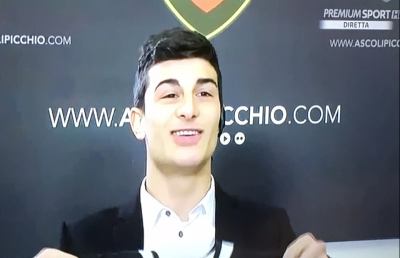 Ascoli, Orsolini a Premium Sport: ''Non c'è piazza migliore della Juve per mettersi in mostra''
