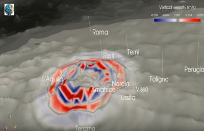 Shakemovie, impressionante animazione grafica del forte terremoto delle 11:14