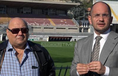 Ascoli-Pro Vercelli rinviata, Castelli: “Nuove verifiche allo stadio. Bellini mi ha incoraggiato”