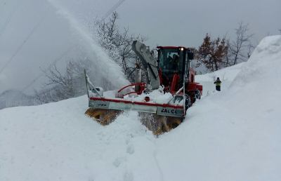 Ascoli Piceno, dopo l'emergenza neve i Vigili del fuoco di Bolzano rientrano in sede