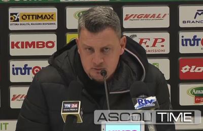 Cesena-Ascoli 2-2, la voce di Camplone in conferenza stampa