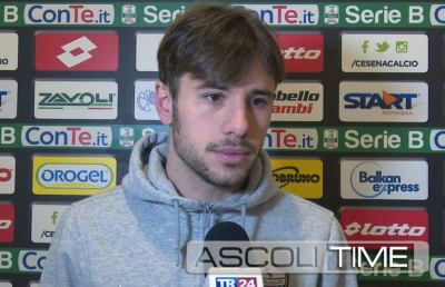 Cesena-Ascoli 2-2, la voce di Gatto post gara: ''Complimenti ai nostri tifosi''