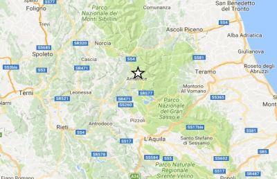 Terremoto, scossa all'alba vicina a magnitudo 4 avvertita anche nell'Ascolano