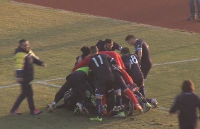 San Marino-Olympia Agnonese 2-1, highlights e voci Del Grosso-Di Meo