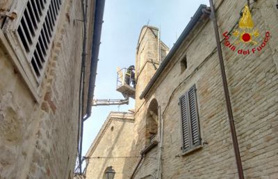 Montottone, lavori di messa in sicurezza della chiesa di San Salvatore