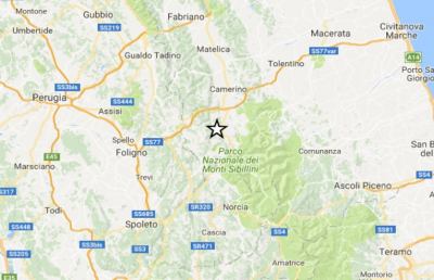 Terremoto, notte di scosse rilevanti al confine tra Marche ed Umbria
