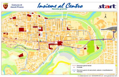 Ascoli Piceno, attivo nuovo servizio di bus navetta gratuito creato dalla Start
