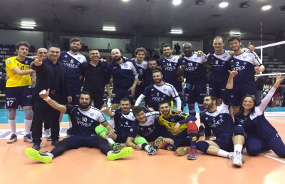 Volley Serie A2, vittoria al tie-break della Videx Grottazzolina a Reggio Emilia
