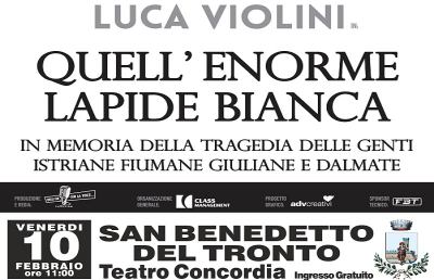 Teatro Concordia, uno spettacolo teatrale per la Giornata del Ricordo