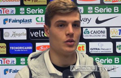 Ascoli-Trapani 2-2, la voce di Favilli post gara