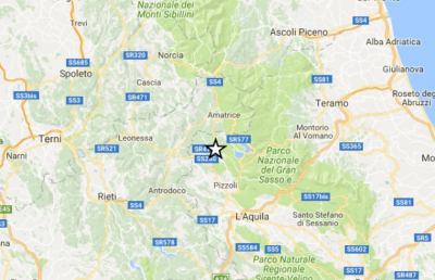 Terremoto, scossa di magnitudo 4 nel cuore della notte in provincia de L'Aquila