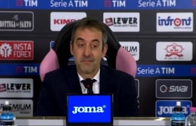 Palermo-Sampdoria 1-1, Giampaolo show in sala stampa: ''Io ho sempre ragione''