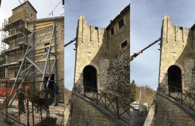 Ascoli, interventi messa in sicurezza a Santa Maria a Corte e Torrione Montadamo