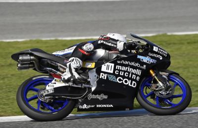 Moto 3, Fenati conclude in anticipo sessione test ufficiali a Jerez de la Frontera