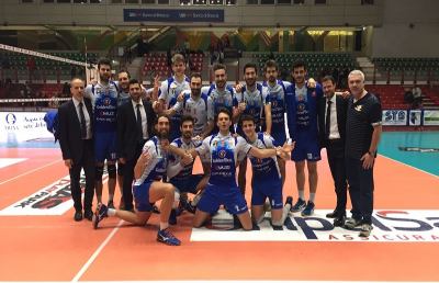 Volley Serie A2, vittoria al tie-break per la GoldenPlast Potenza Picena a Brescia