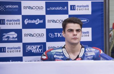 Moto3, pioggia e vento rovinano la prima giornata di test di Fenati a Losail