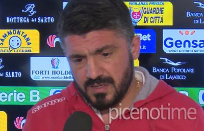 Pisa-Latina 1-1, le voci di Gattuso e Vivarini post gara