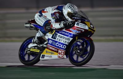 Moto3, vento e tempesta di sabbia ostacolano ultimi test di Fenati in Qatar