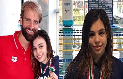 Nuoto, oro e argento per la giovane offidana Iotcu ai Campionati Italiani