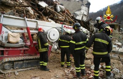 Vigili del fuoco Ascoli, recuperata la piattaforma a Capodacqua di Arquata