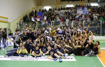 Volley Serie A2, la M&G Videx Grottazzolina strappa il Club Italia Roma