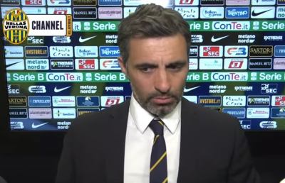 Verona-Spezia 0-1, le voci di Pecchia e Pazzini post gara