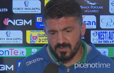 Pisa-Cesena 0-1, le voci di Gattuso e Camplone post gara