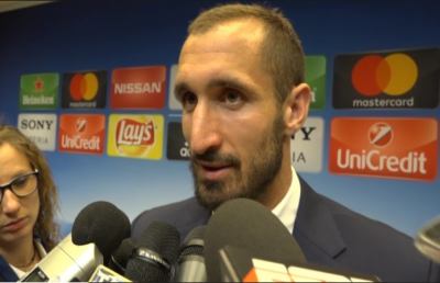 Juventus-Barcellona 3-0, Chiellini: ''Risultato storico, bravi a non farli segnare''