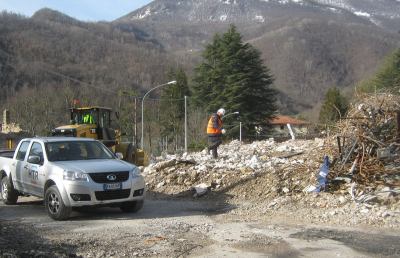 Arquata del Tronto, Htr avvia la rimozione delle macerie del terremoto