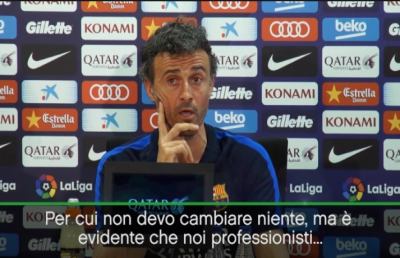 Barcellona, Luis Enrique: ''Remuntada? Con la Juve più facile...''