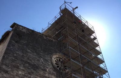 Ascoli, lavori messa in sicurezza chiesa San Giacomo della Marca. Castelli: “Sempre avanti”