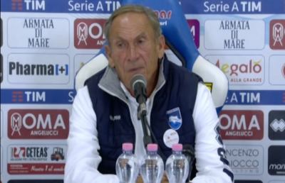 Pescara-Roma 1-4, Zeman: ''Juve? Bisogna vedere quanto durano quei 3 dietro...''