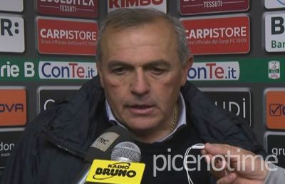 Carpi-Trapani 2-1, le voci di Castori e Calori post gara