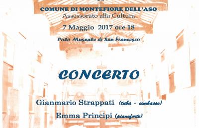 Montefiore dell’Aso, al polo museale concerto per tuba e pianoforte