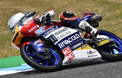 Moto3, Fenati brilla già a Jerez de la Frontera nonostante la pioggia