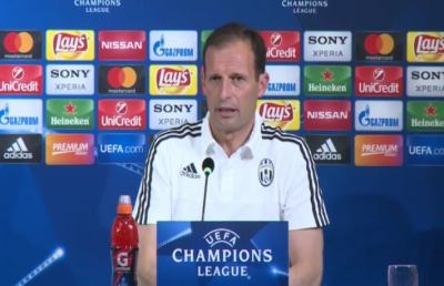 Juventus-Monaco, Allegri predica prudenza: ''Scordiamoci la gara d'andata''