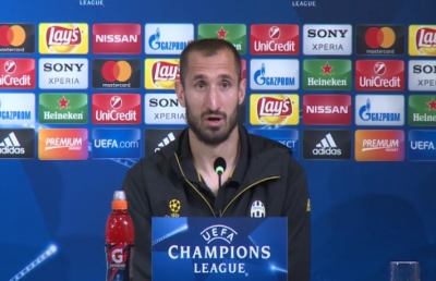 Juventus-Monaco, Chiellini: ''Insulti in diretta tv a Benatia? Chi ha sbagliato paghi''