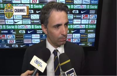 Hellas Verona-Carpi 1-1, le voci di Pecchia e Ganz post gara