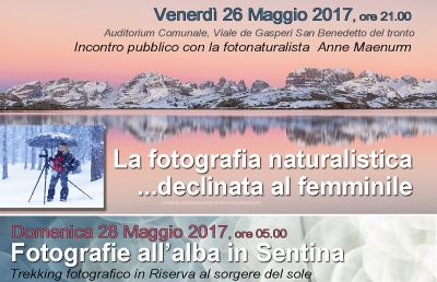 Riserva Sentina, due appuntamenti con la fotografia nel mese di Maggio