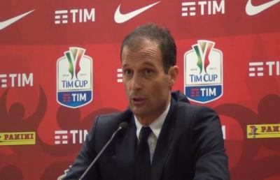 Coppa Italia ancora alla Juventus, Allegri: ''Contento di essere nella storia''