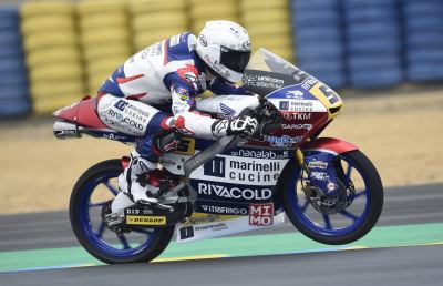 Le Mans, prime libere sotto la pioggia per Fenati: “Lavorato bene sul bagnato”