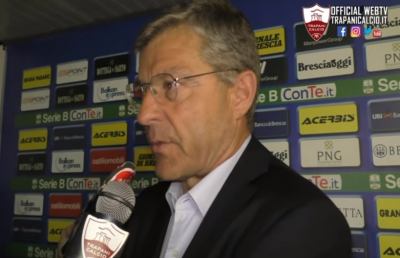 Brescia-Trapani 2-1, le voci di Cagni e del ds Salvatori (polemico con le altre squadre)
