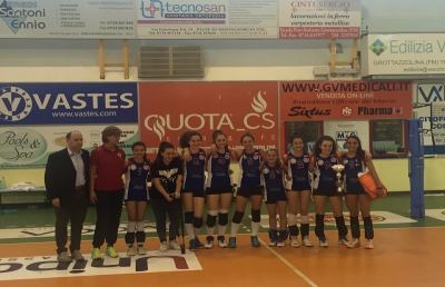 Ciu Ciu Offida Volley, l'Under 13 femminile si laurea campione provinciale