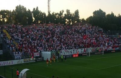 Carpi-Frosinone 0-0, finale più vicina per i ciociari di Marino. Espulso Sabbione