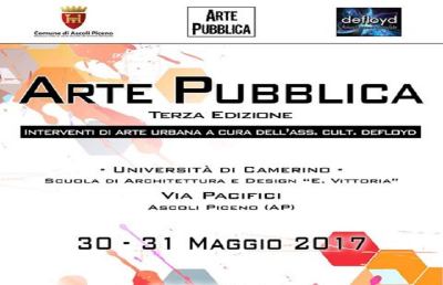 Ascoli Piceno, torna la terza edizione del progetto ''Arte Pubblica''